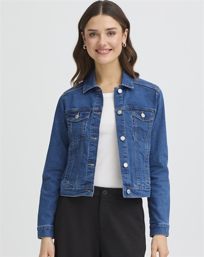 Fransa - FXDenima 1 Denimjakke - Mid Blue Denim 